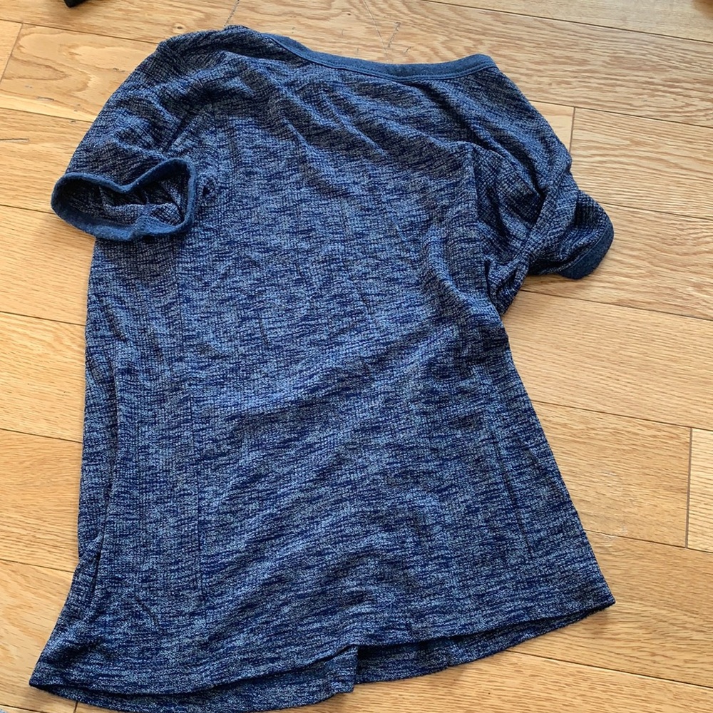 Medium blue color short sleeve shirt